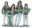 Illustration of the members of The Ramones holding street signs commemorating a roadway named in their honour.