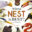 Book cover featuring illustrated birds from around the world surrounding the title “Whose Nest is Best? A Book of Bird Homes.”