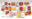 Display wall featuring University of Calgary posters, reports, campaigns, and publications showcasing a cohesive institutional brand identity in red, gold, and white.