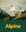 Brand identity for Alpine UX featuring a mountain landscape above the Alpine logo on a dark green background.